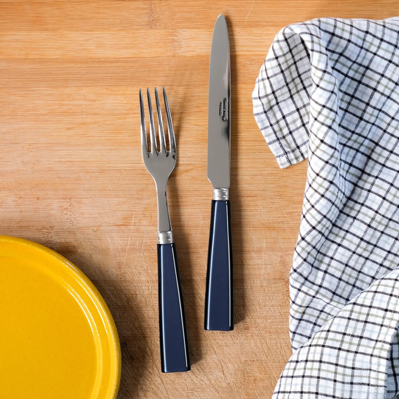 Icône, Steel blue - Dinner fork - Image 3