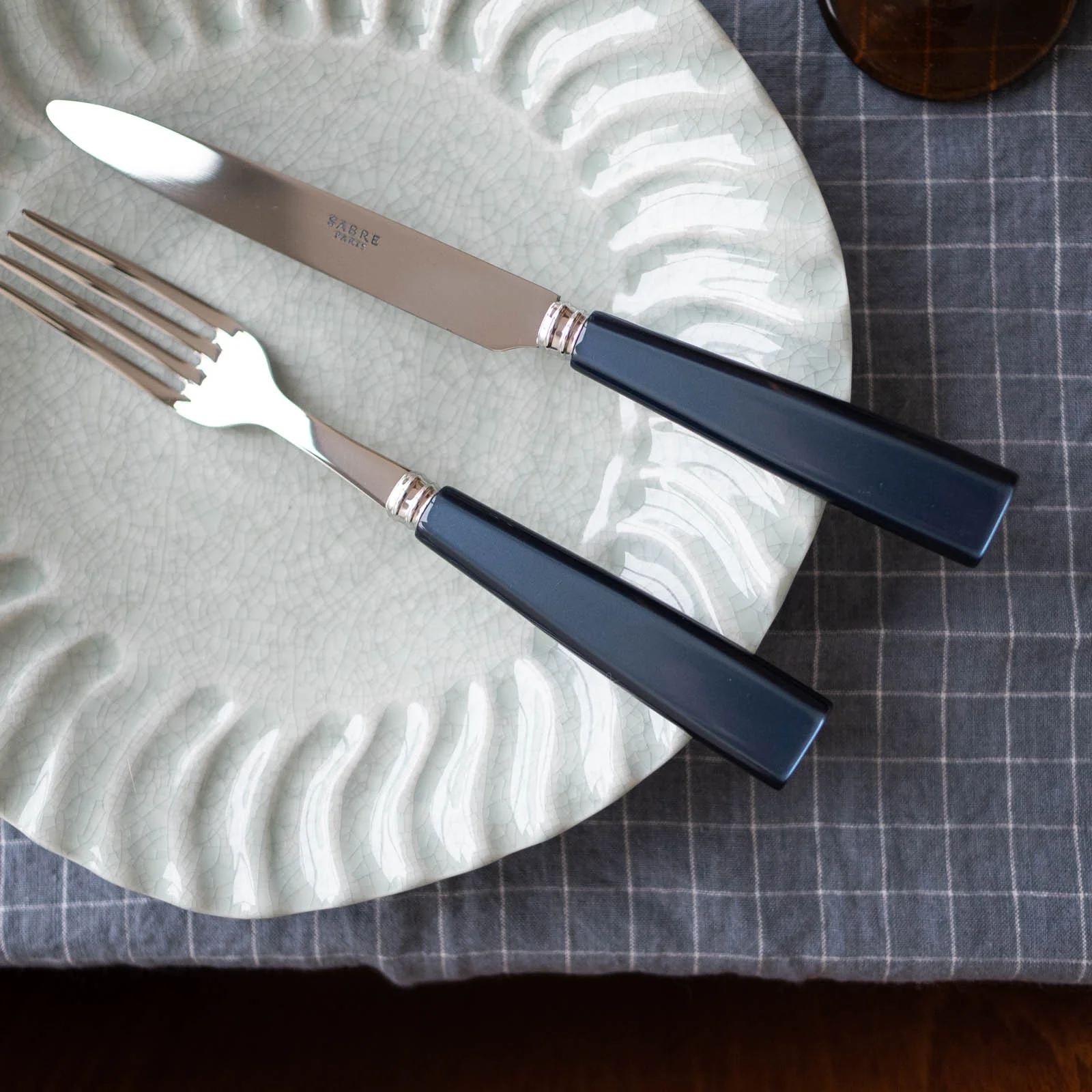 Icône, Steel blue - Dinner knife - Image 2