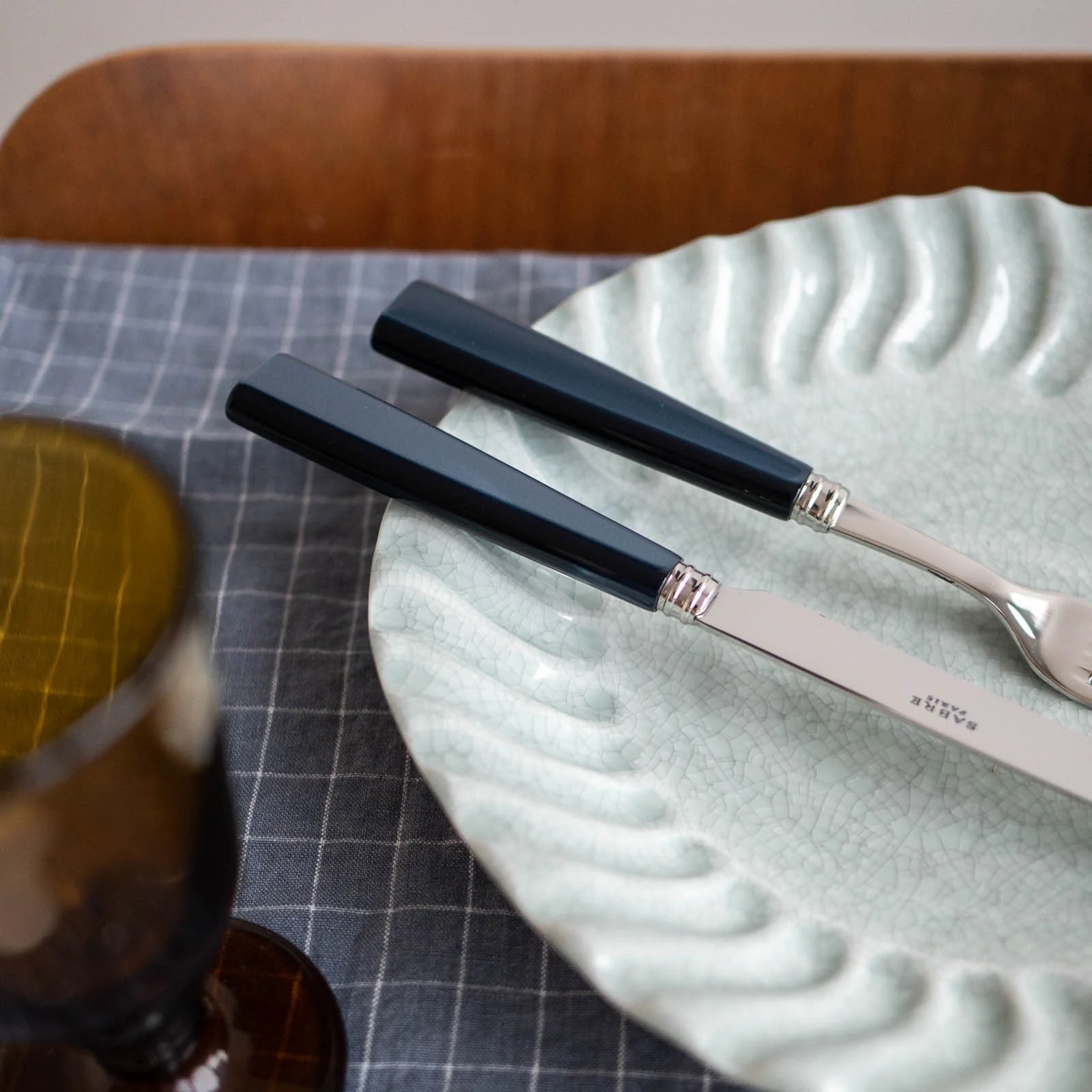 Icône, Steel blue - Dinner knife - Image 4