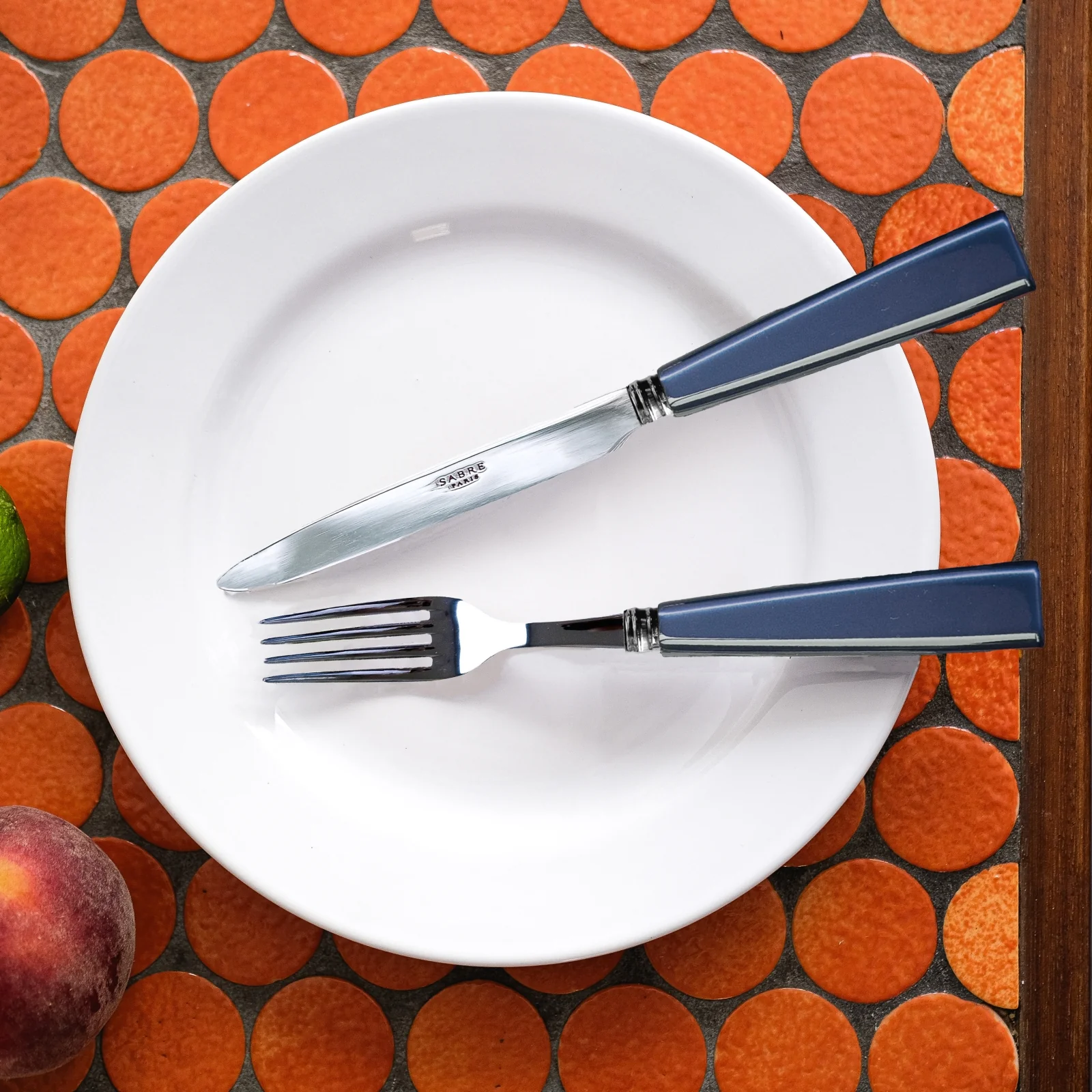 Icône, Steel blue - Dinner knife - Image 7
