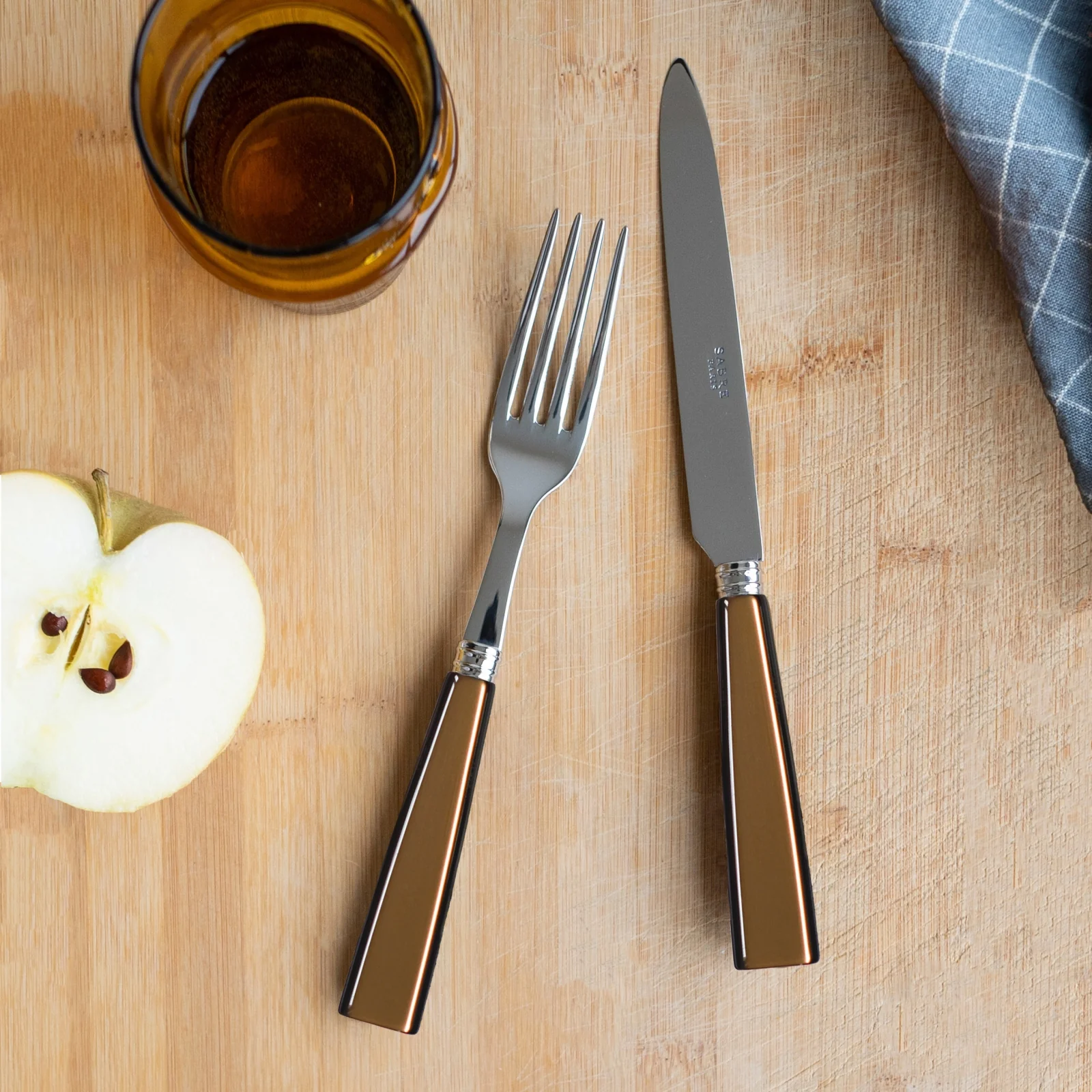 Icône, Caramel - 24 pieces cutlery set - Image 4