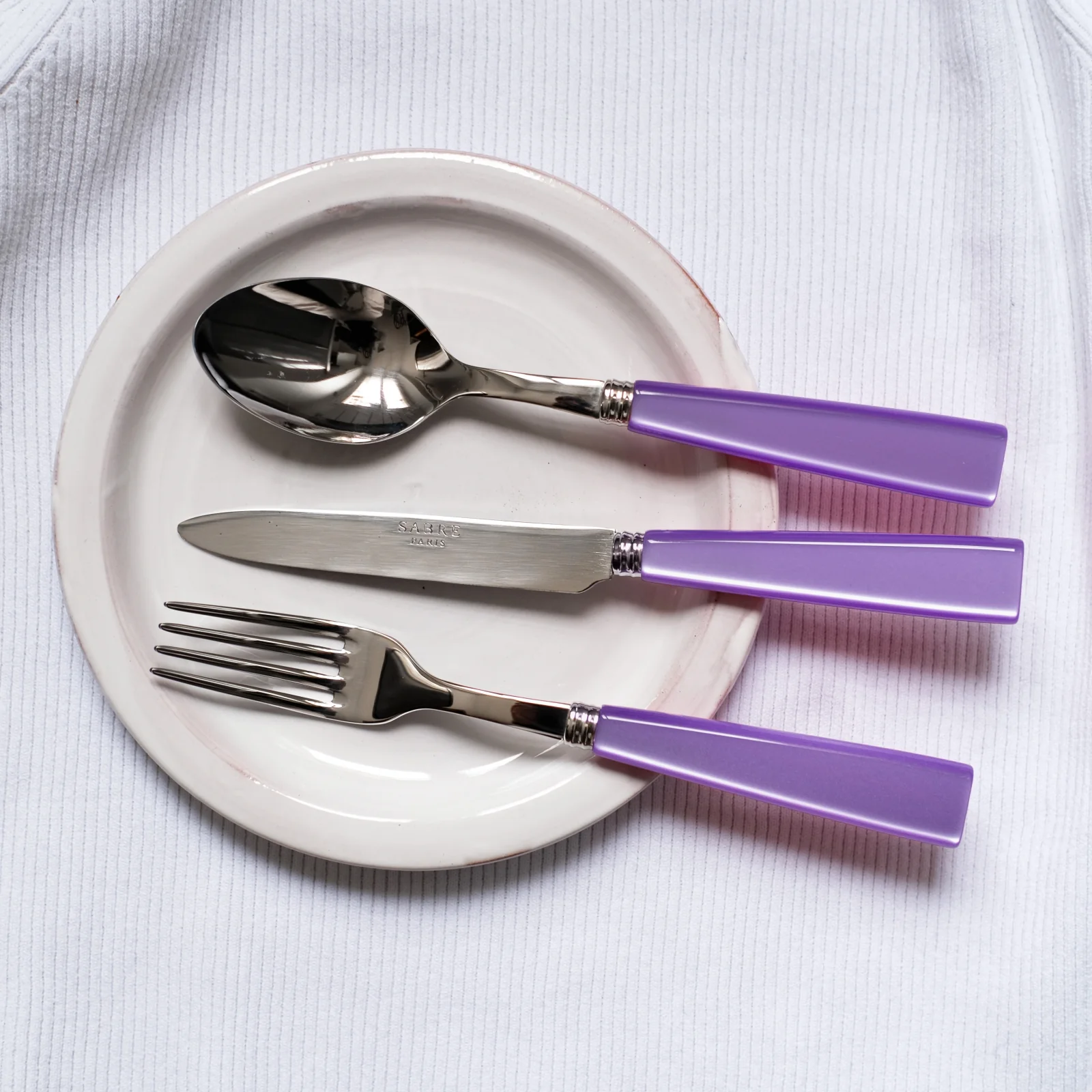 Icône, Lilac - Dessert knife - Image 2