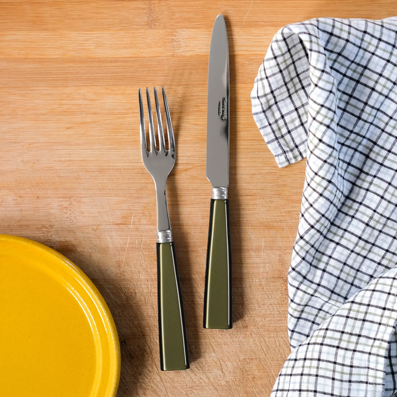 Icône, Olive - Dinner knife - Image 3