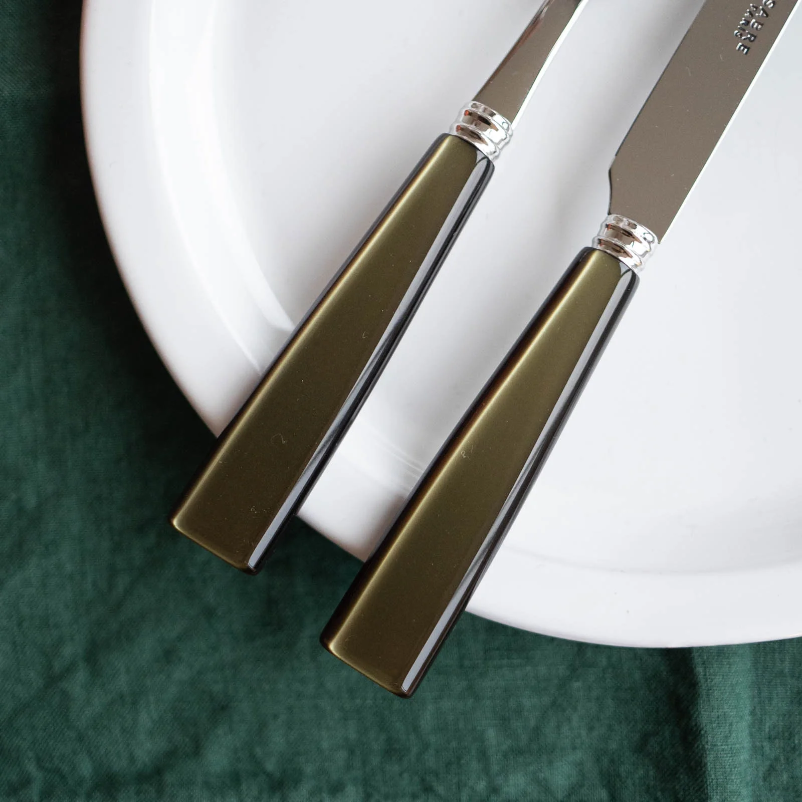 Icône, Olive - Dinner knife - Image 4