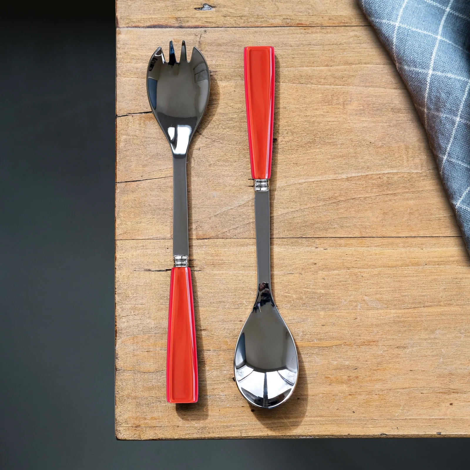 Icône, Orange - Salad cutlery set - Image 2