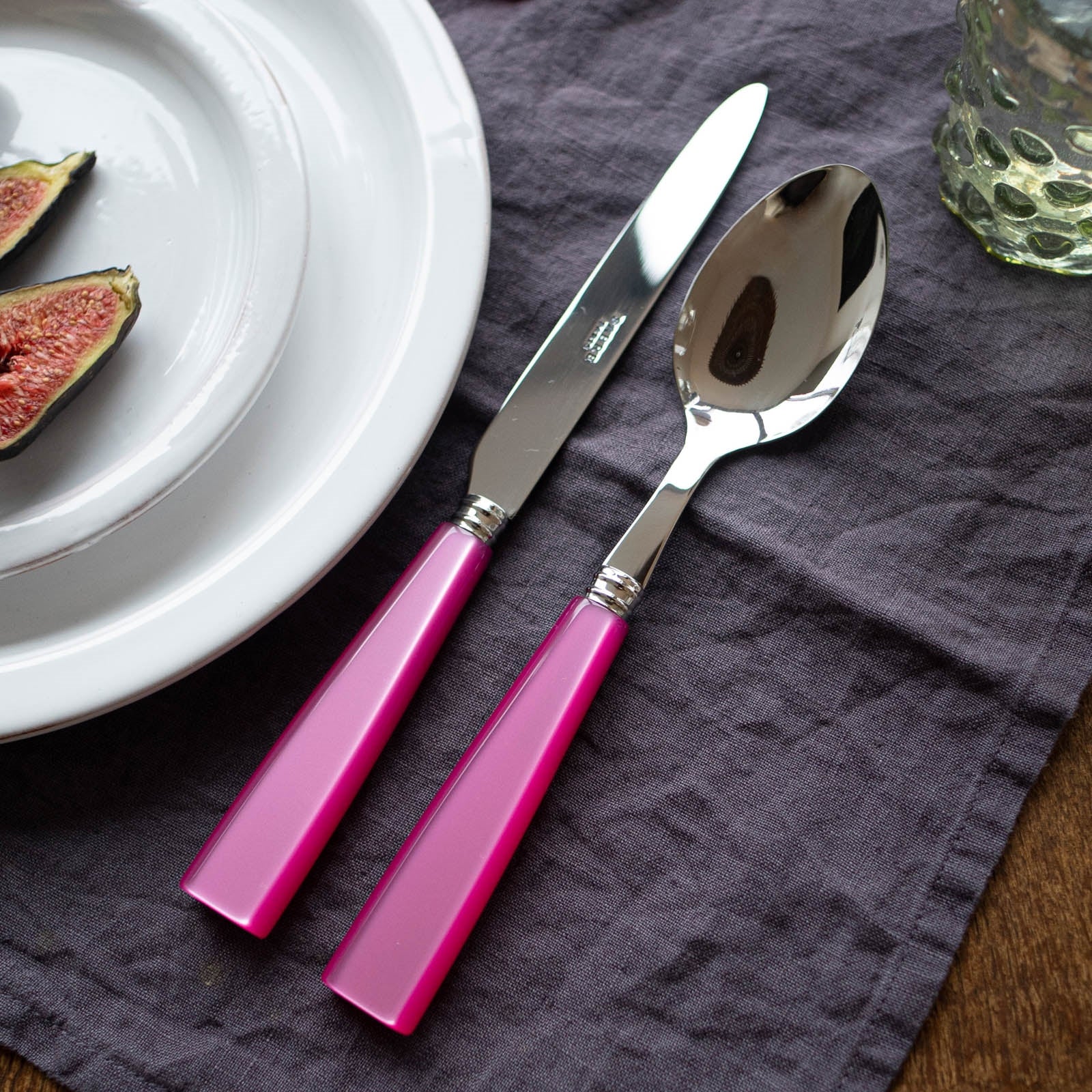 Icône, Pink - 24 pieces cutlery set - Image 3