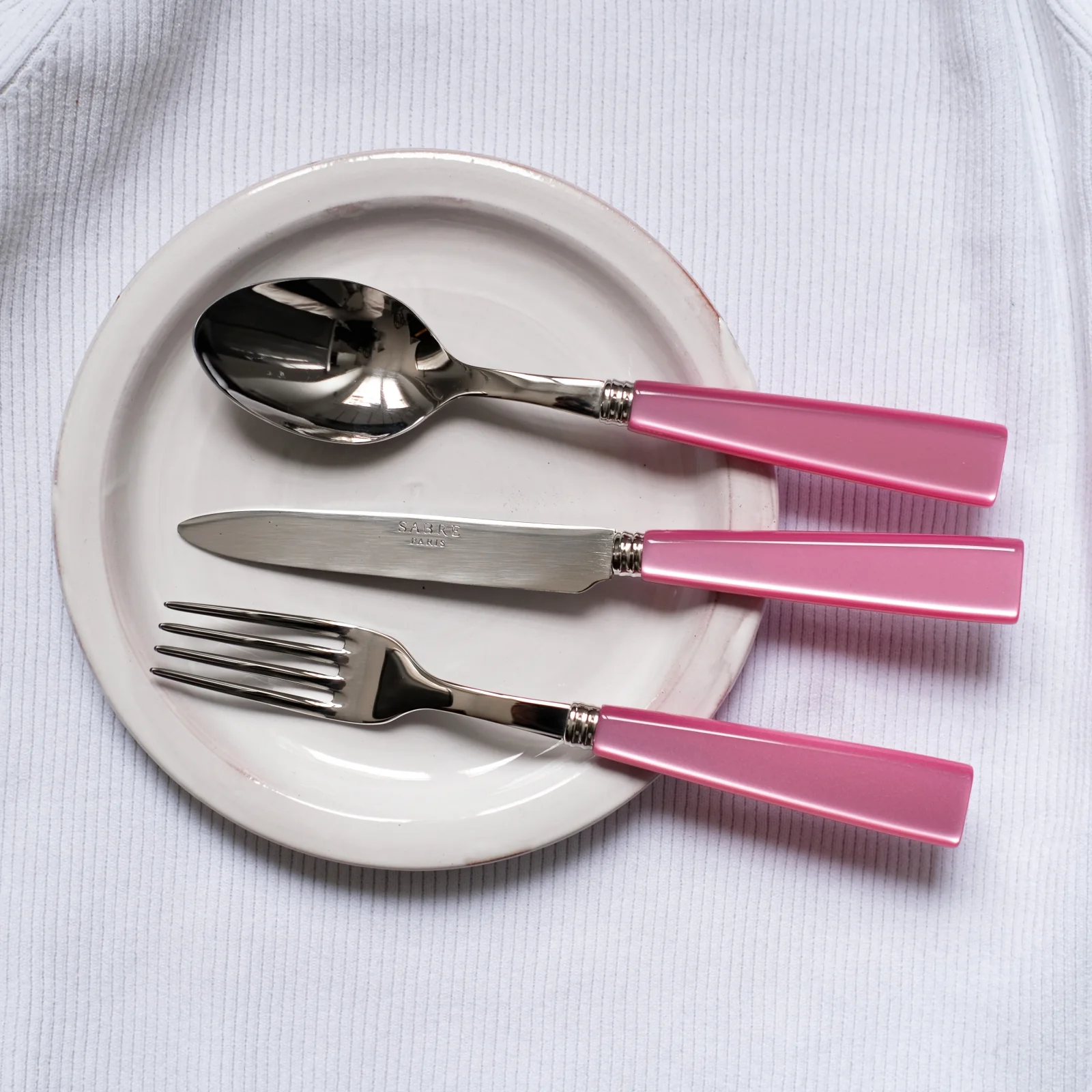 Icône, Soft pink - Salad fork - Image 2