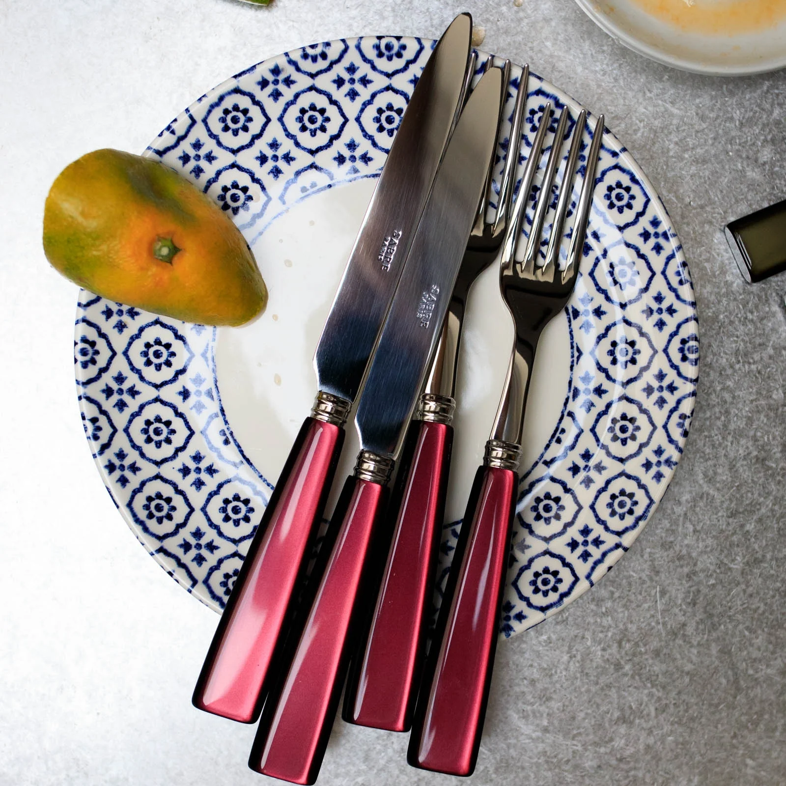 Icône, Red - Dinner fork - Image 2