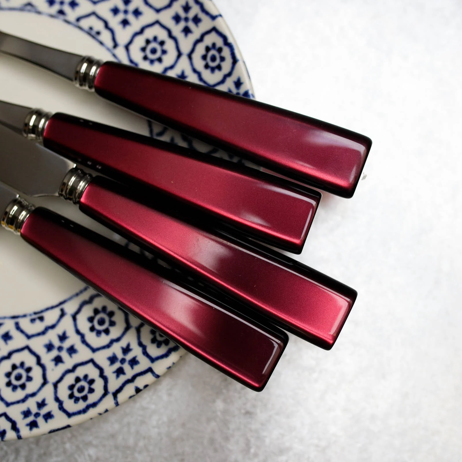 Icône, Red - Dinner knife - Image 3