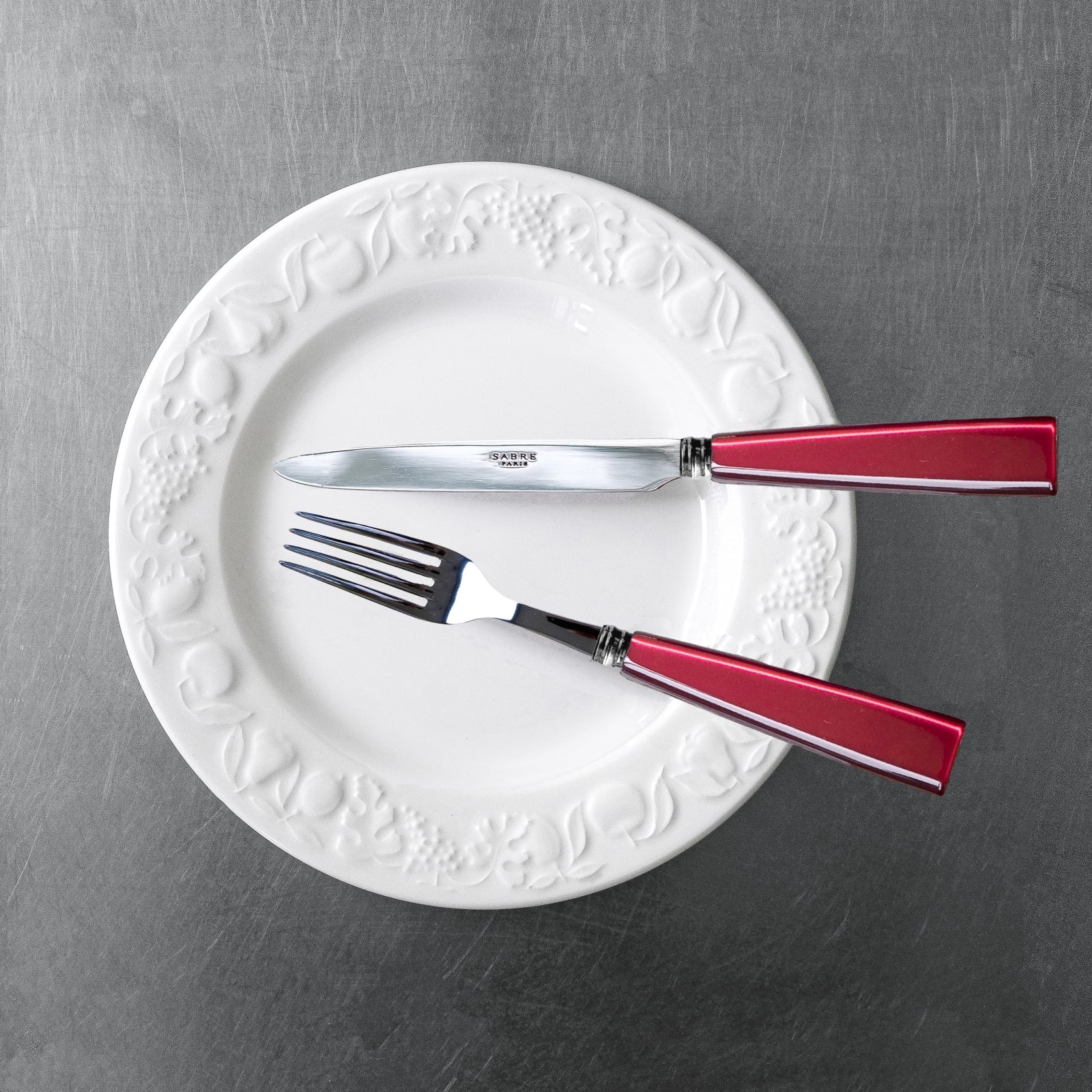 Icône, Red - 24 pieces cutlery set - Image 3