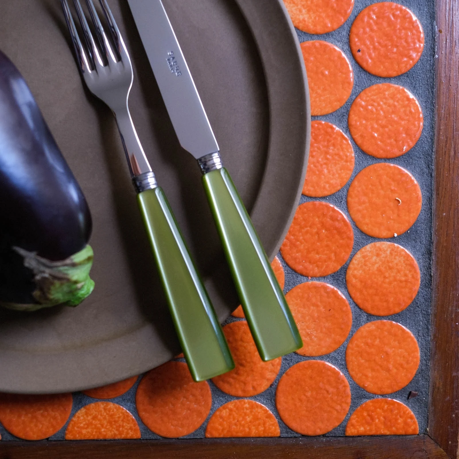 Icône, Moss - 48 pieces cutlery set - Image 3