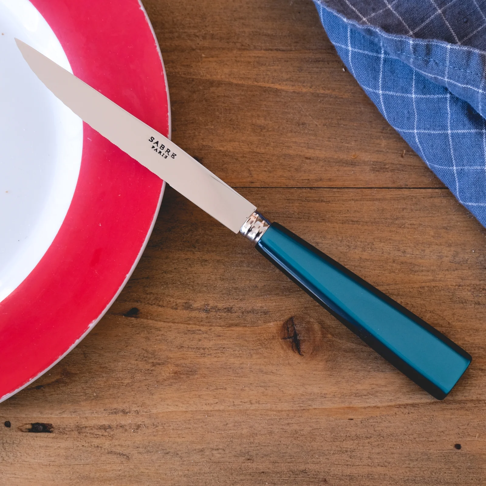 Icône, Turquoise - Steak knife - Image 2