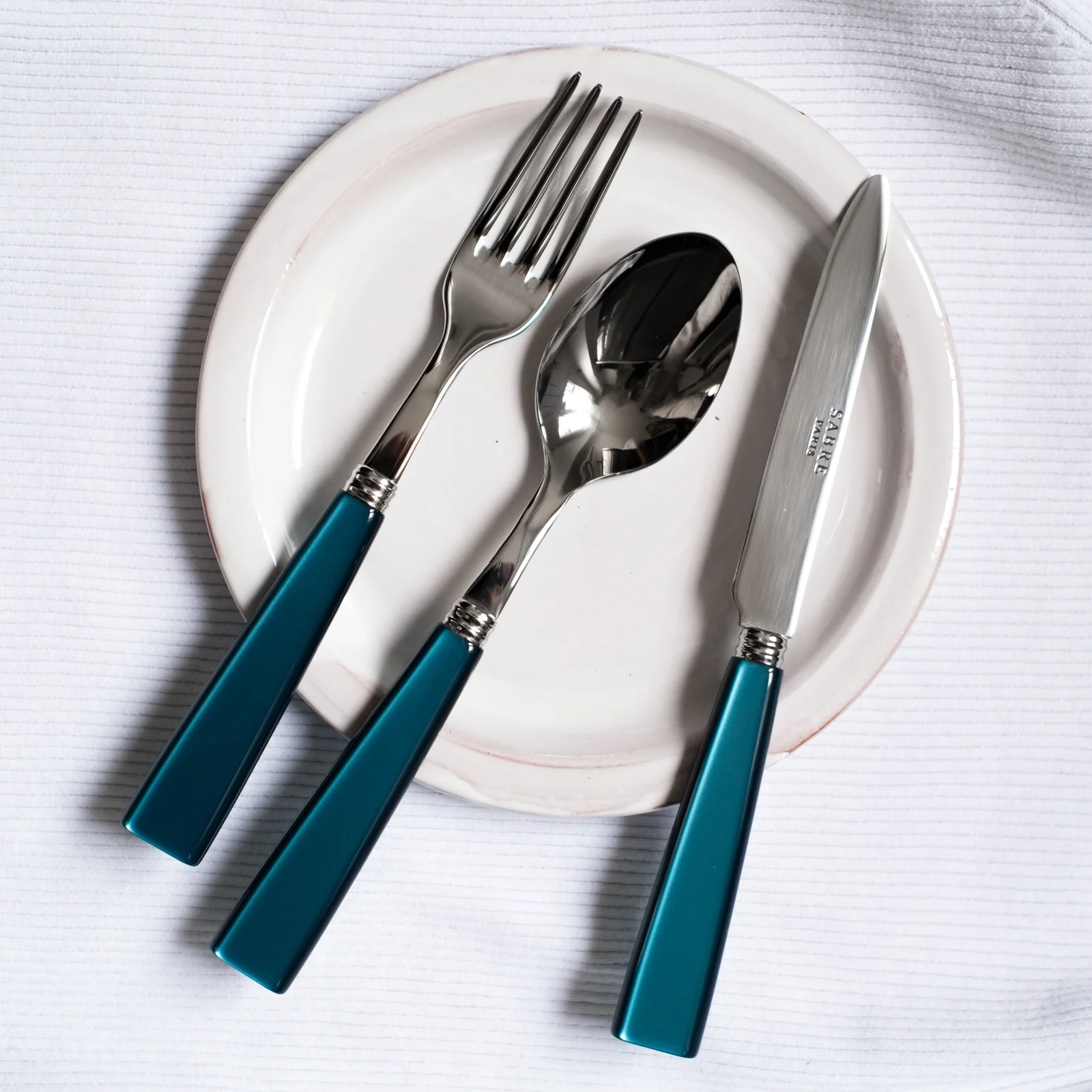 Icône, Turquoise - Dessert spoon - Image 3