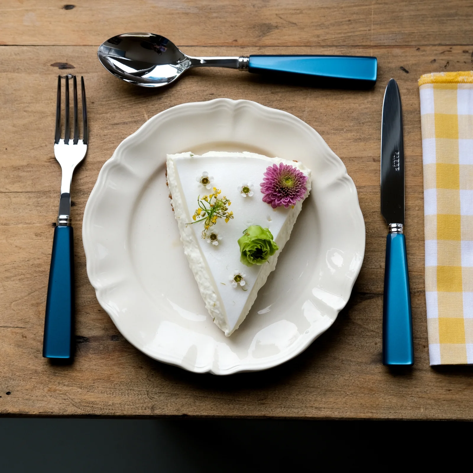 Icône, Turquoise - Dinner fork - Image 3