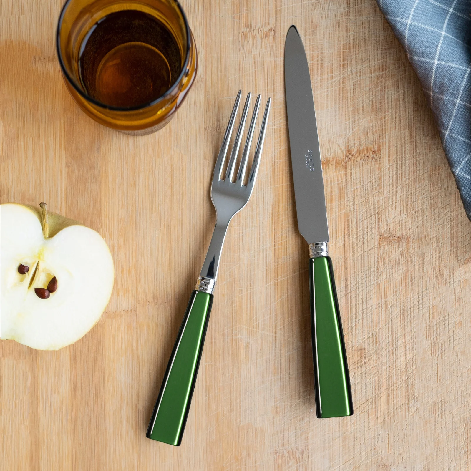 Icône, Garden green - 24 pieces cutlery set - Image 5