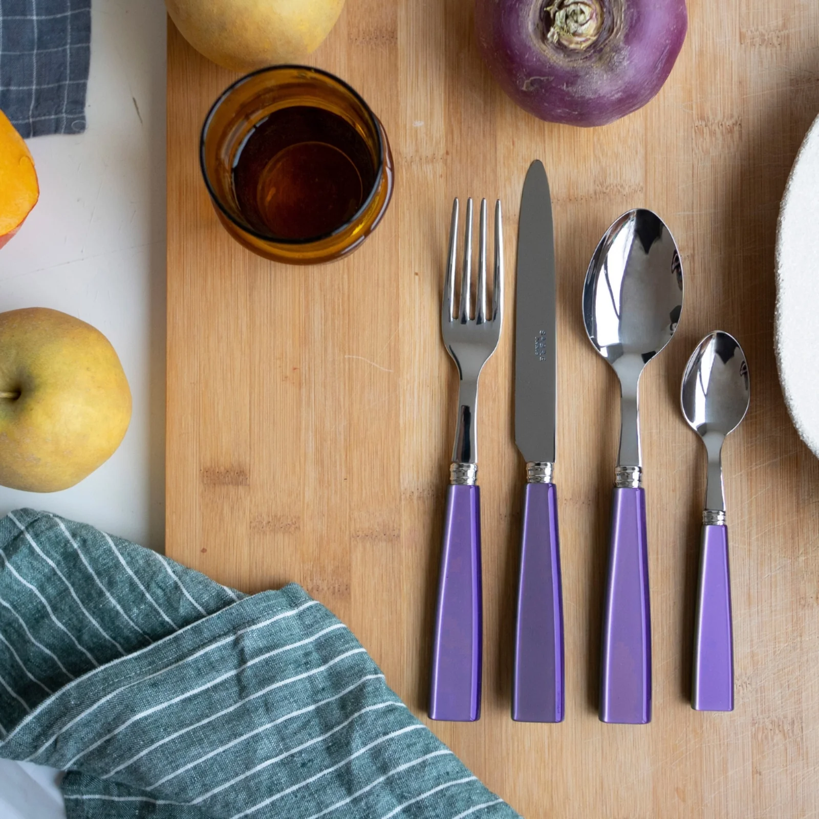 Icône, Purple - Dinner knife - Image 5