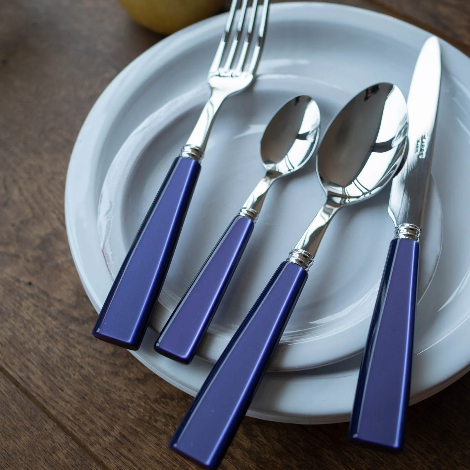 Icône, Purple - 5 pieces cutlery set - Image 2