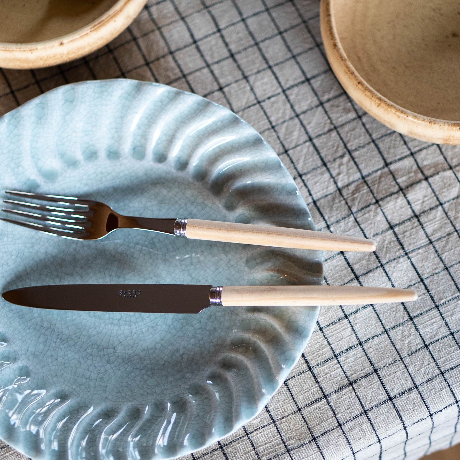 Jonc, Light wood - Dinner knife - Image 4