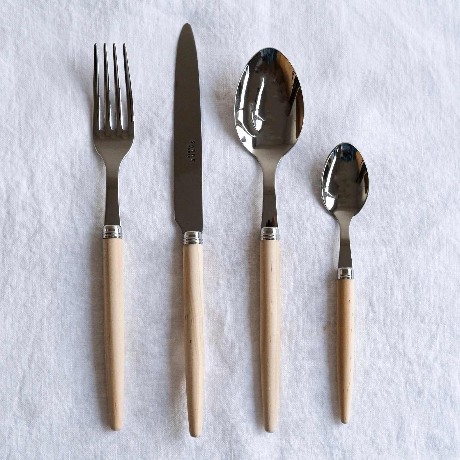 Jonc, Light wood - Dinner fork - Image 5