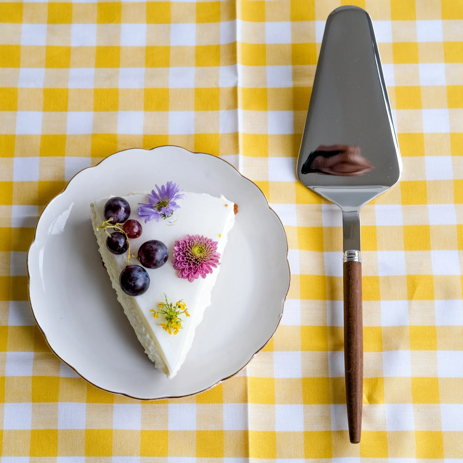 Jonc, Dark wood - Tart server - Image 2