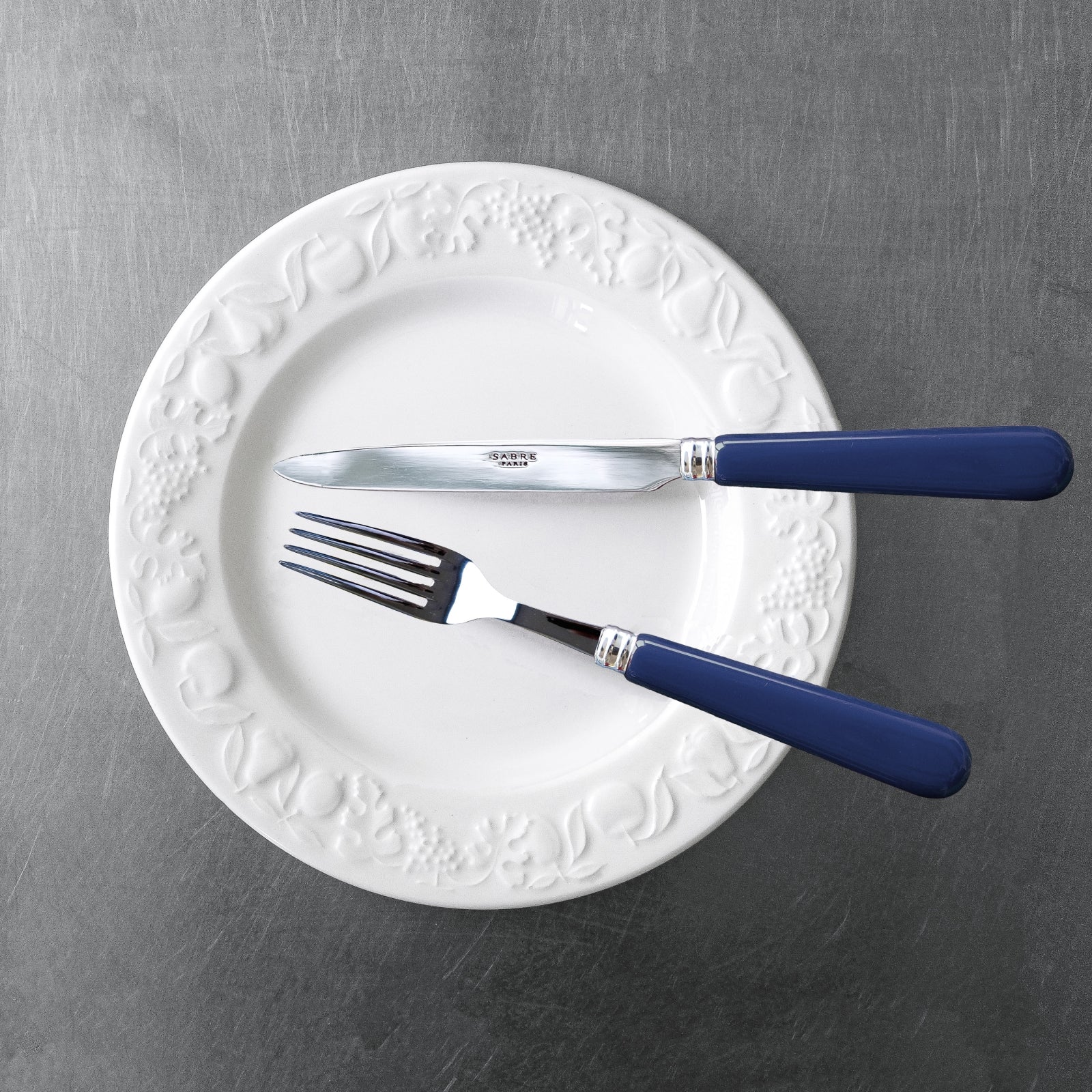 Pop unis, Navy blue - 5 pieces cutlery set - Image 4