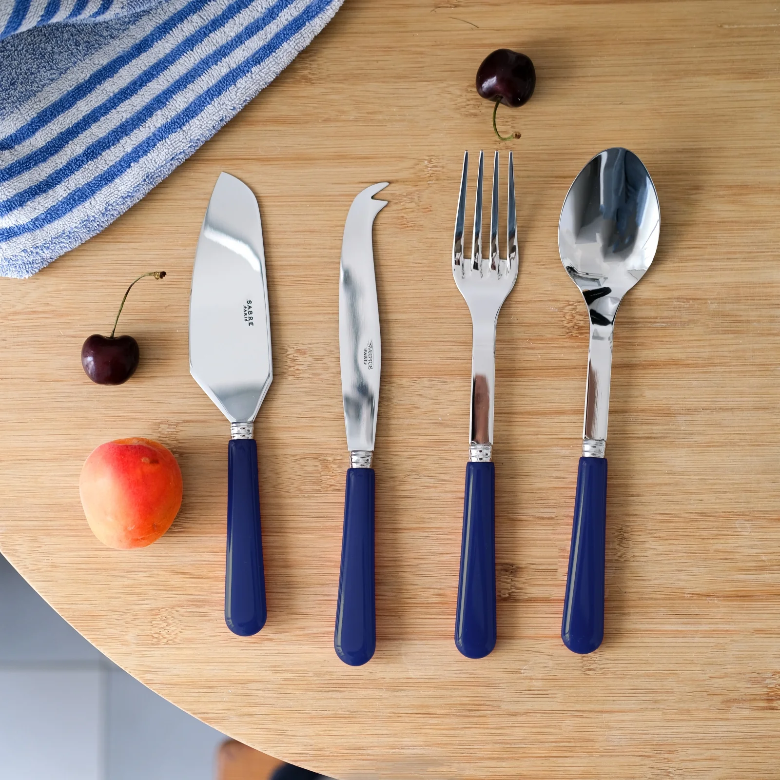 Pop unis, Navy blue - Set of 4 must-have serving pieces - Image 2