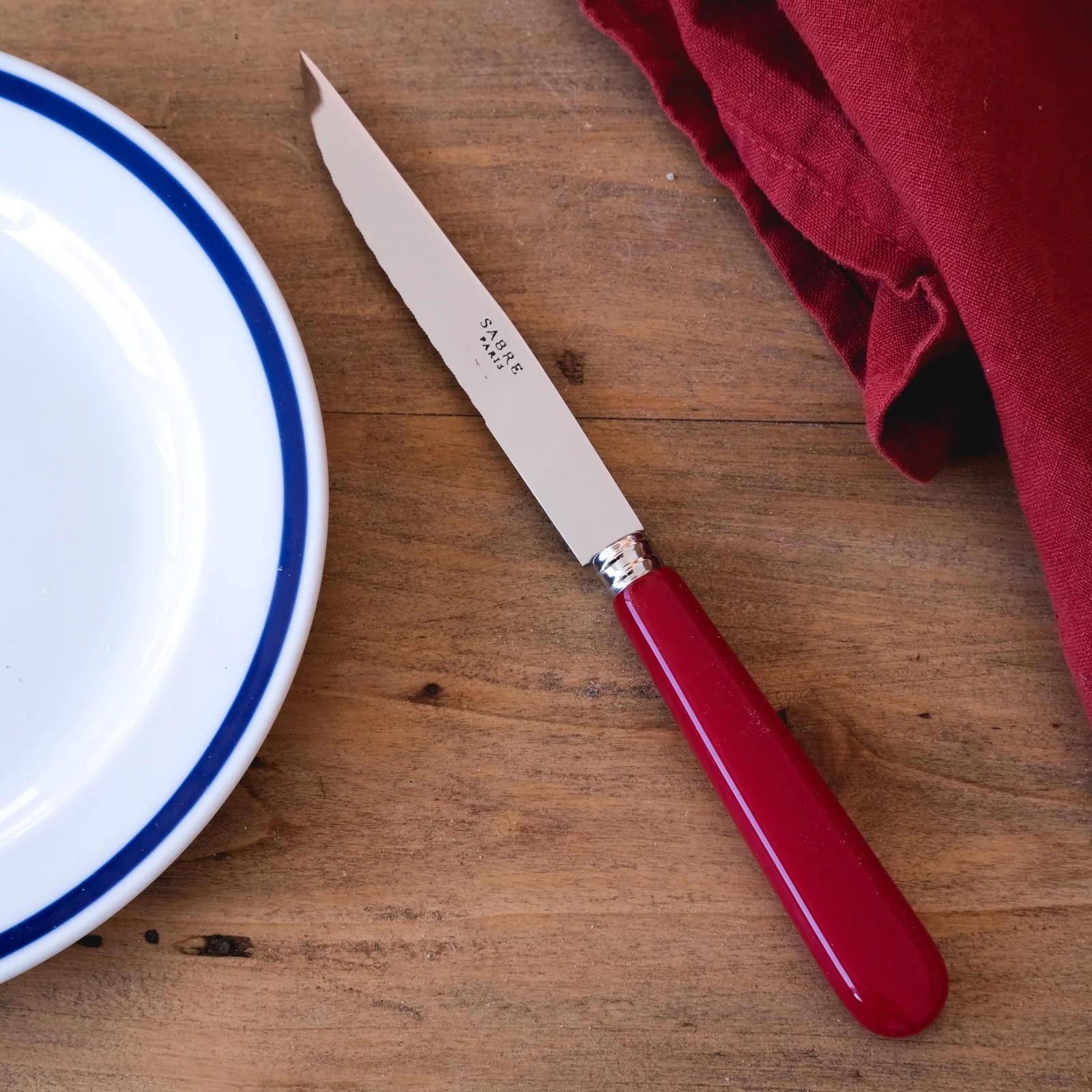 Pop unis, Burgundy - Steak knife - Image 2