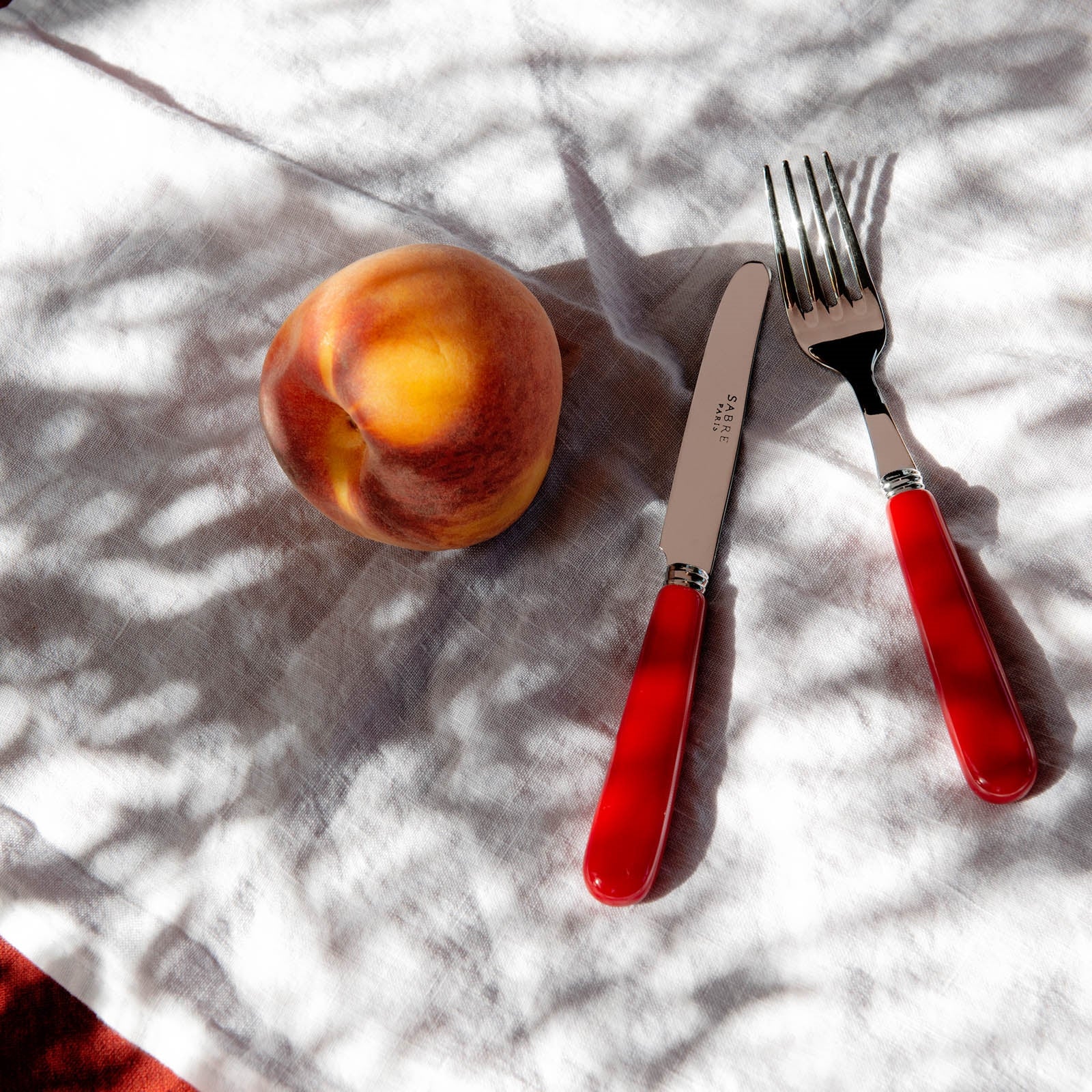 Pop unis, Burgundy - Dinner fork - Image 3