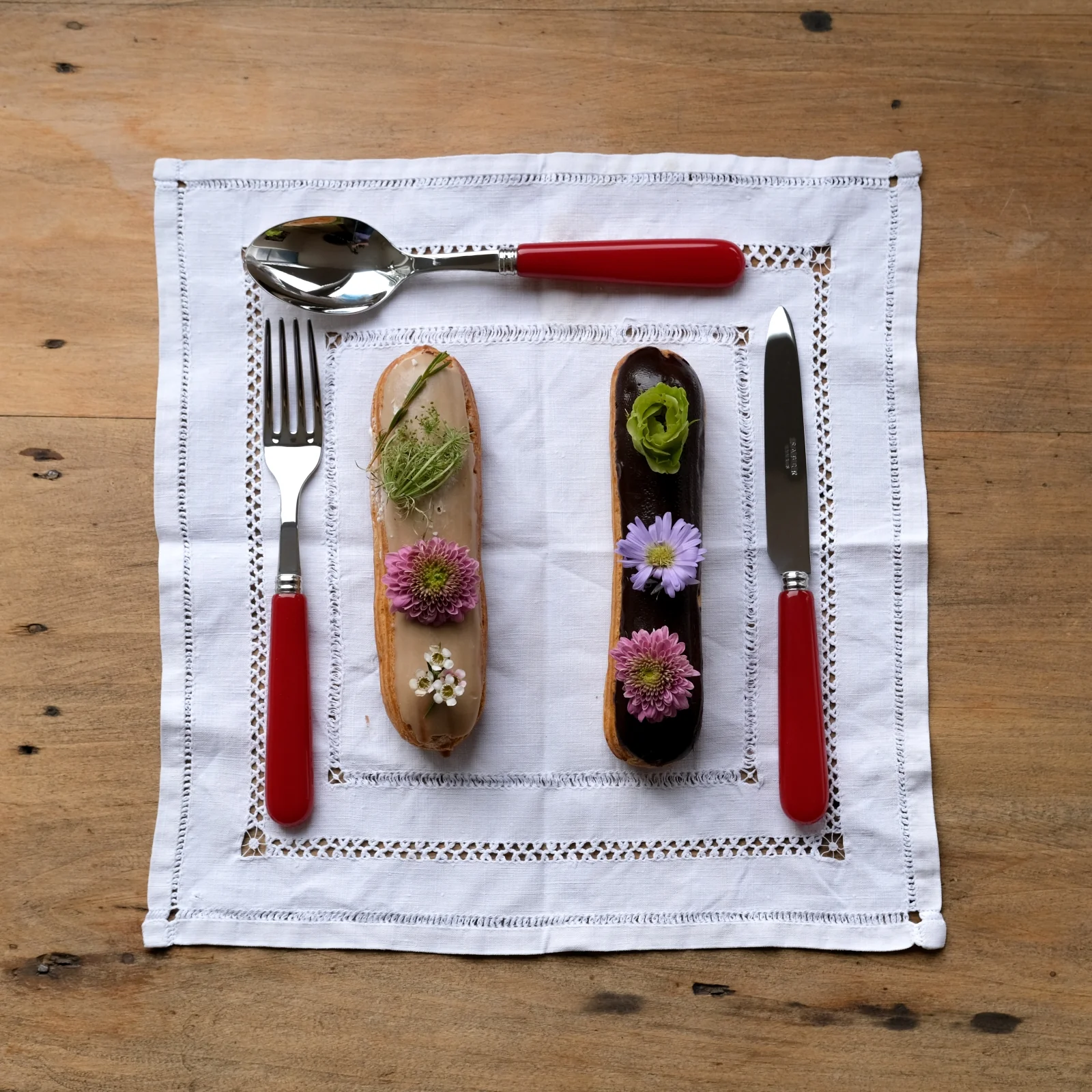 Pop unis, Burgundy - Dinner fork - Image 5