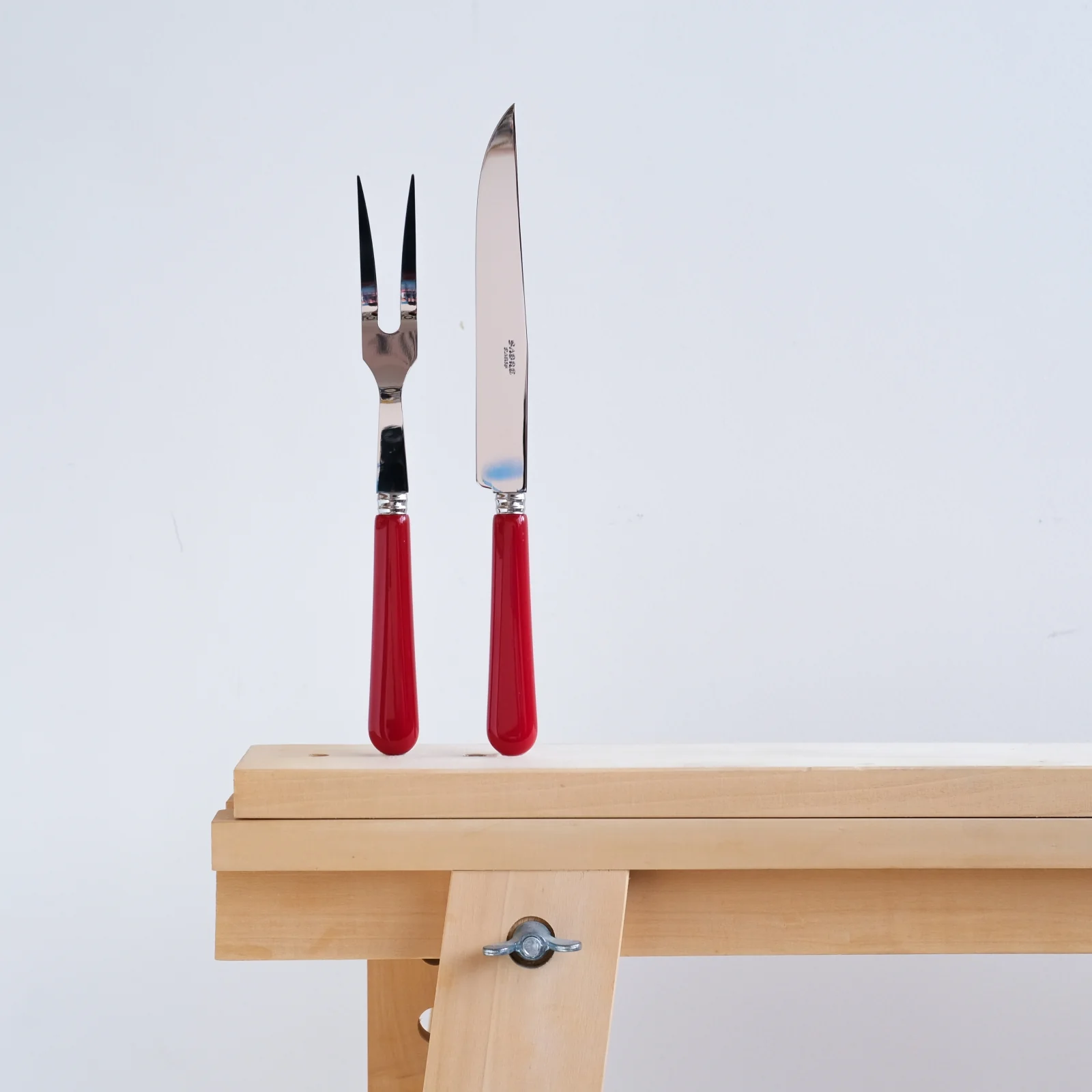 Pop unis, Burgundy - Carving set - Image 2