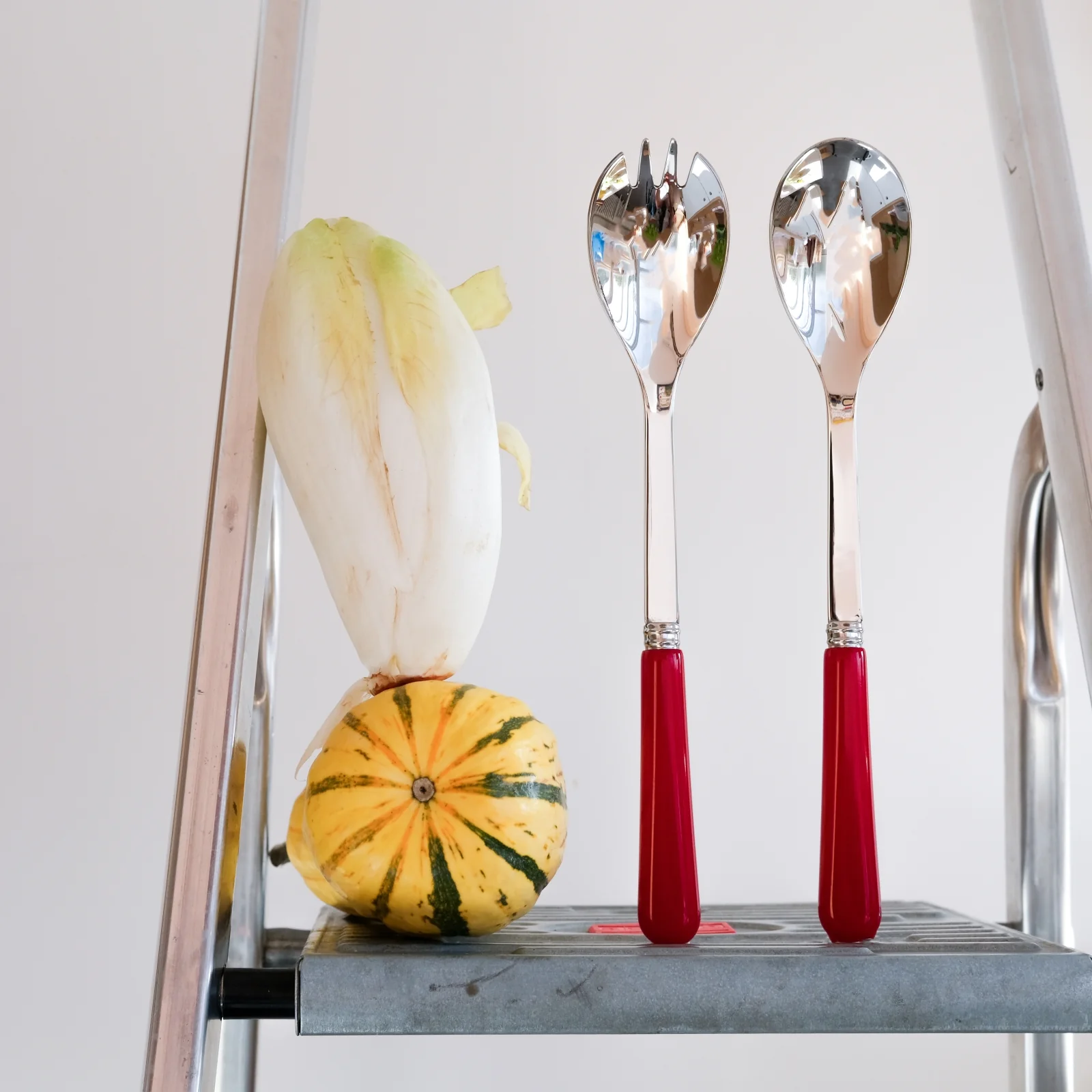 Pop unis, Burgundy - Salad cutlery set - Image 2