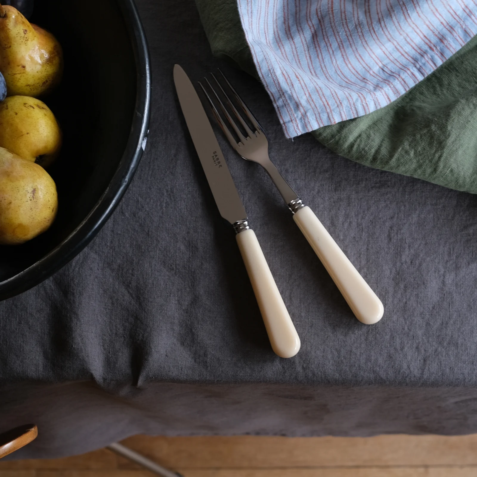 Pop unis, Ivory - Dinner knife - Image 6