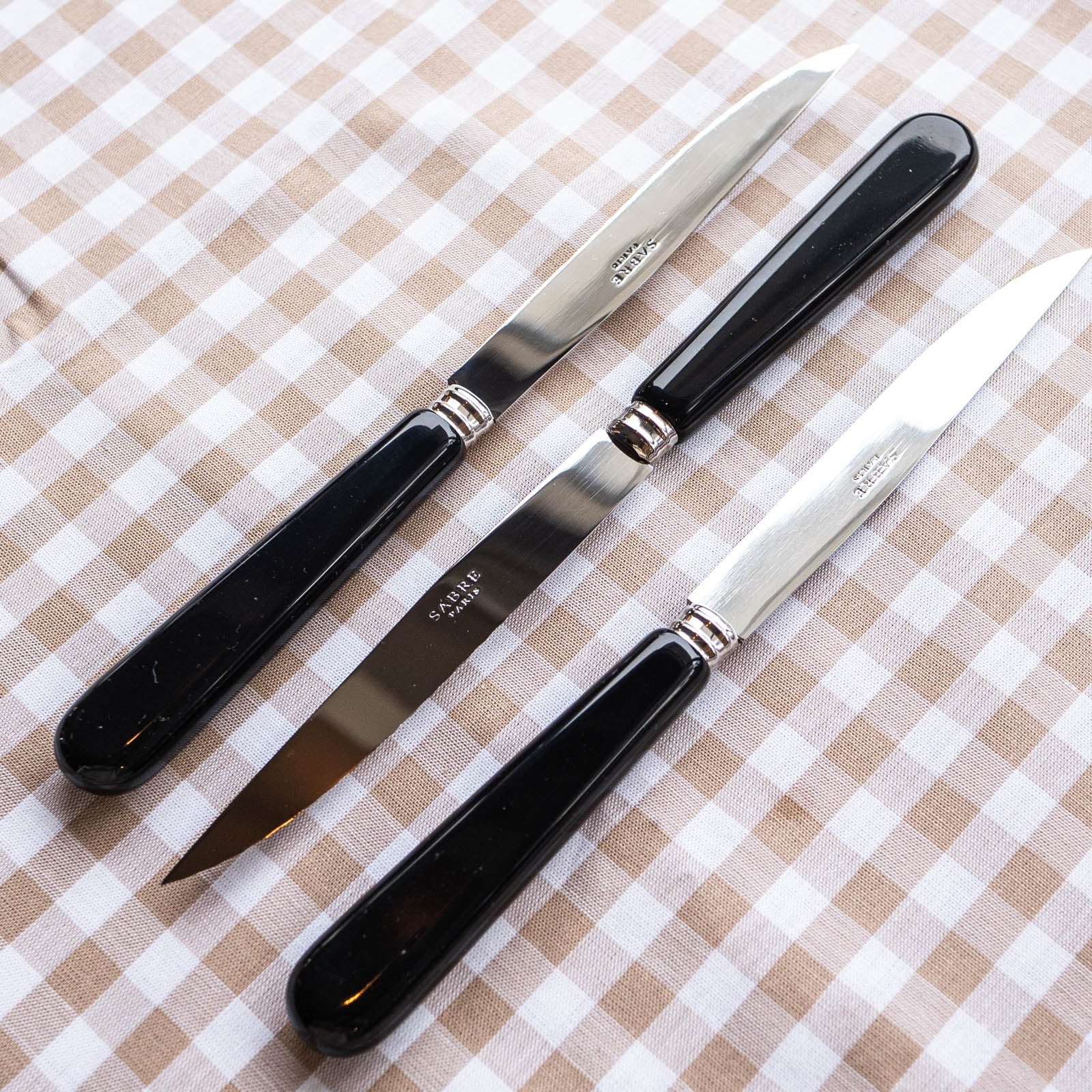 Pop unis, Black - Set of 6 steak knives - Image 2