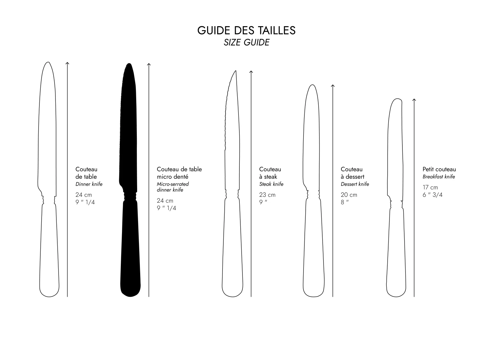 Pop unis, Black - Serrated dinner knife blade - Image 2