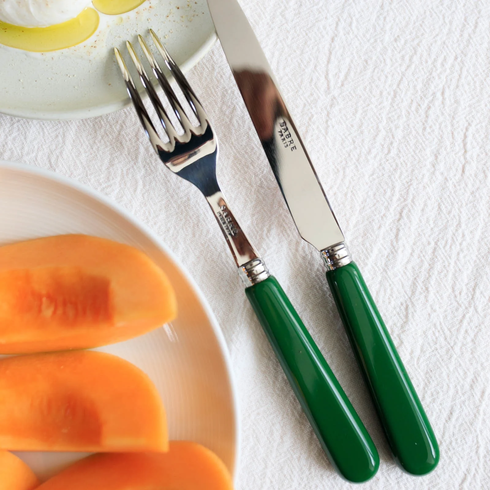 Pop unis, Green - 5 pieces cutlery set - Image 3