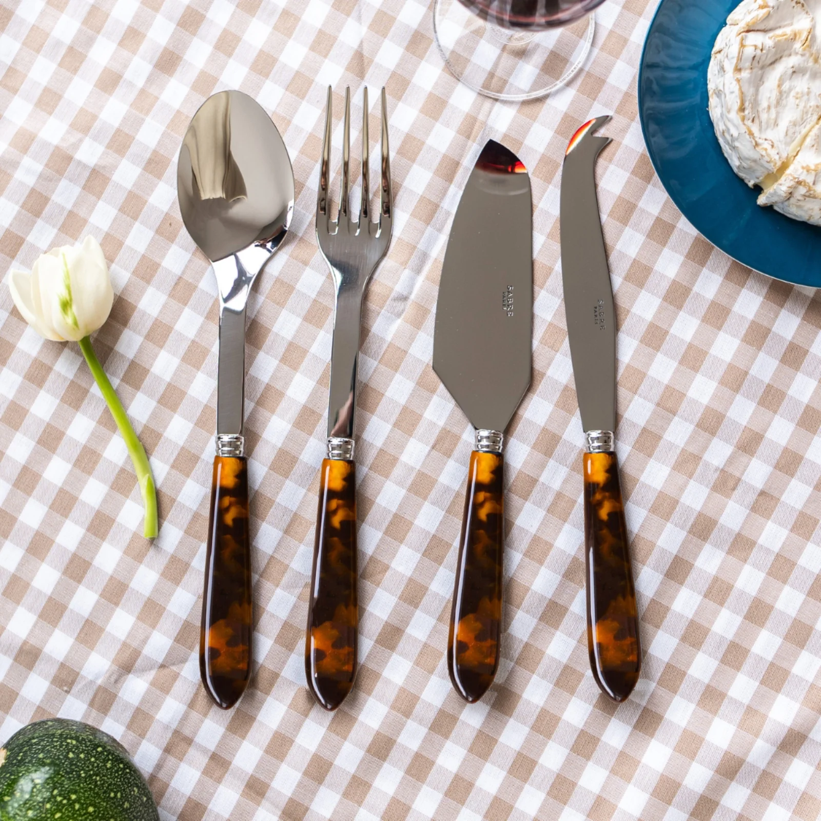 Tortoise, Faux Tortoise - Set of 4 must-have serving pieces - Image 2